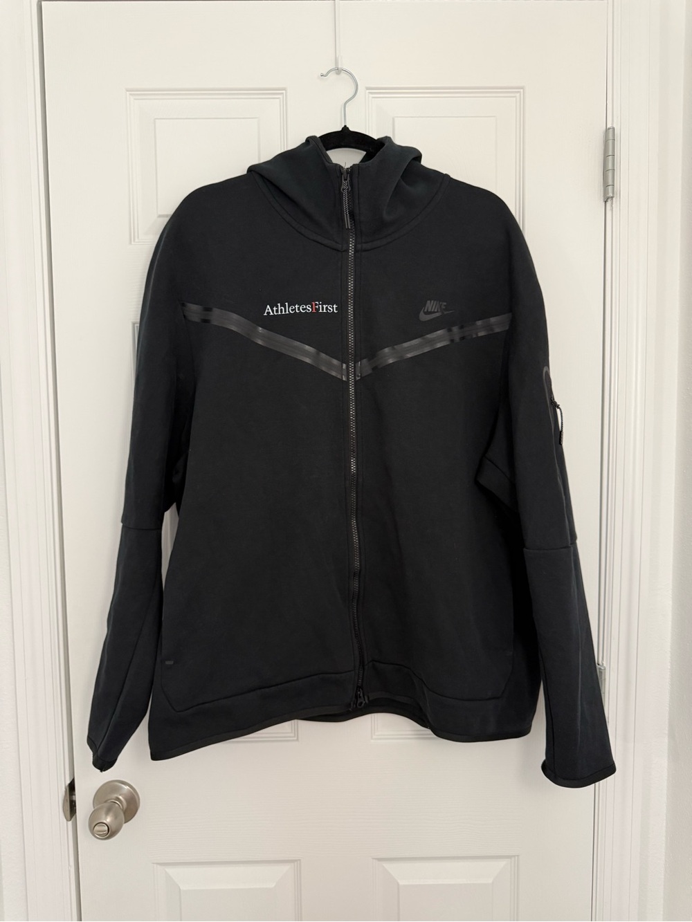 Nike Men's Tech Fleece Full-Zip Hoodie XXL Athletes First in Black